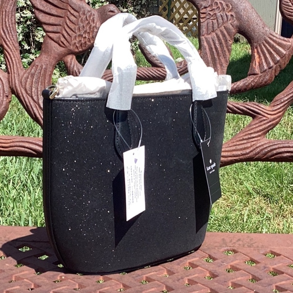 NWT Kate Spade New York Glimmer Leather Satchel - Picture 4 of 10